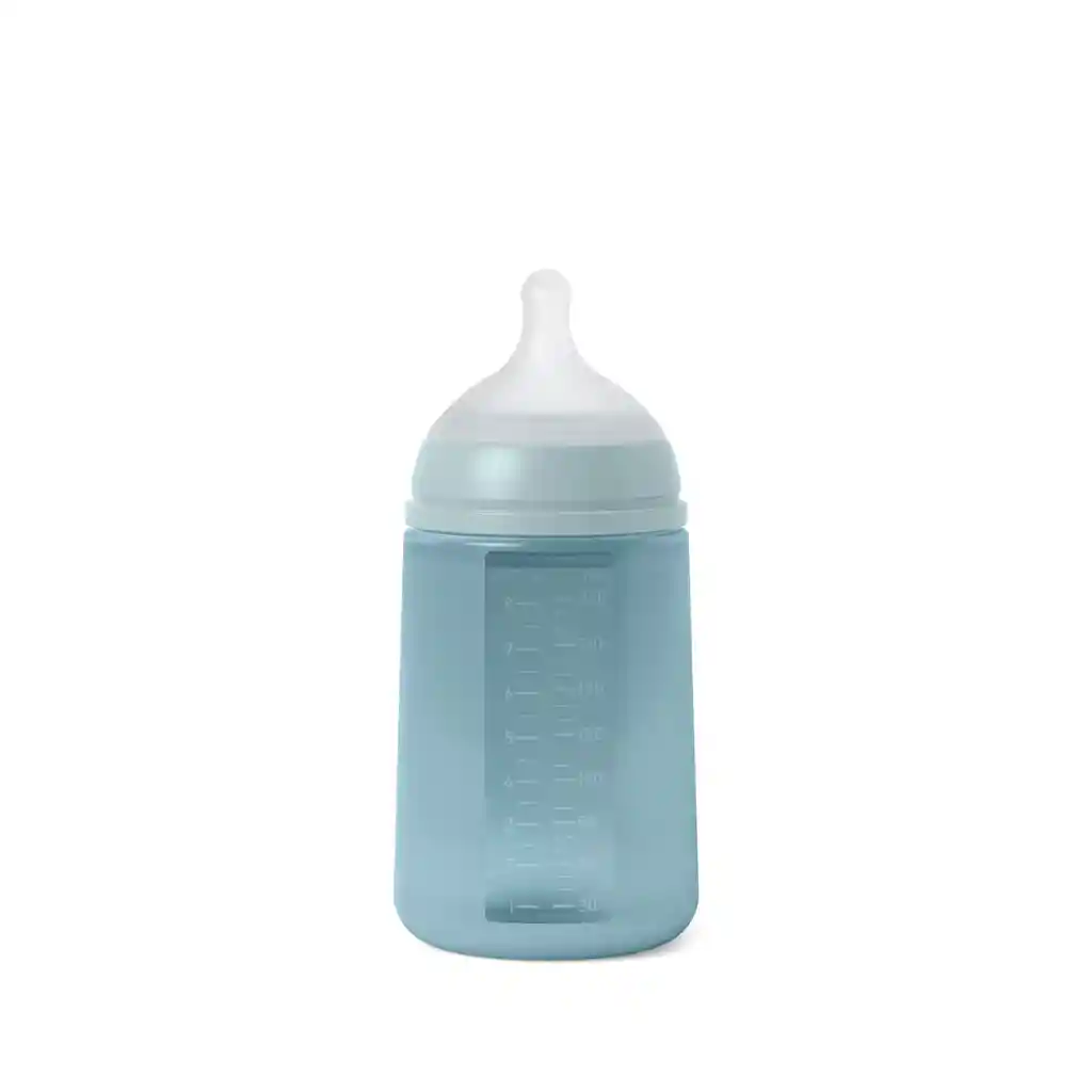 Suavinex Biberón Silicona Azul 250 Ml