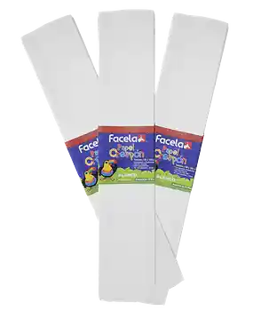 Papel Crepe X10 Color Blanco