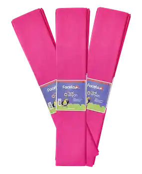 Papel Crepe X10 Color Fucsia