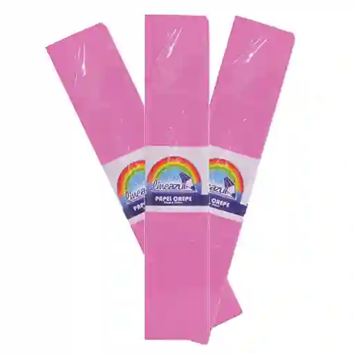 Papel Crepe X10 Color Rosado