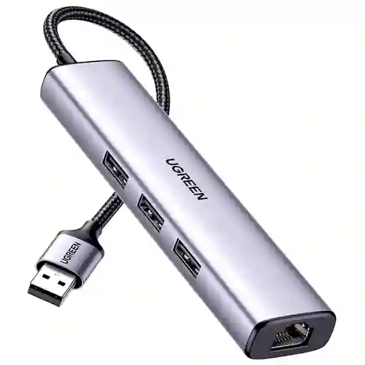 Adaptador Hub Usb 3.0 A Usb X3 + Rj45 1gbs Ugreen