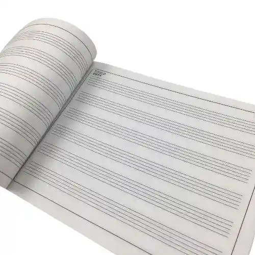 Cuaderno De Musica Sencillo