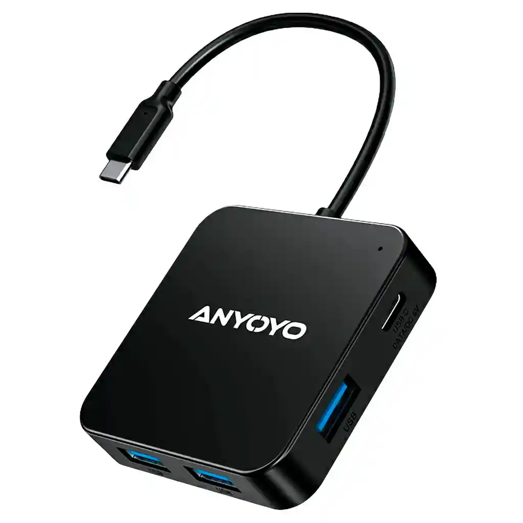 Adaptador Hub Usb-c A X5 Usb-a + X1 Usb-c Anyoyo