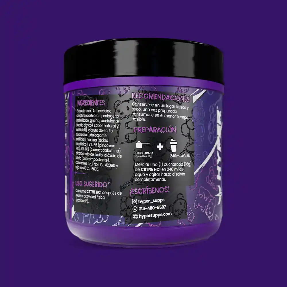 Creatina Hcl Hyper 30serv