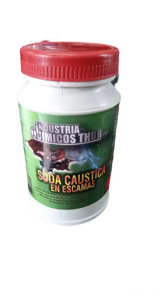 Soda Caustica En Escamas X 250g