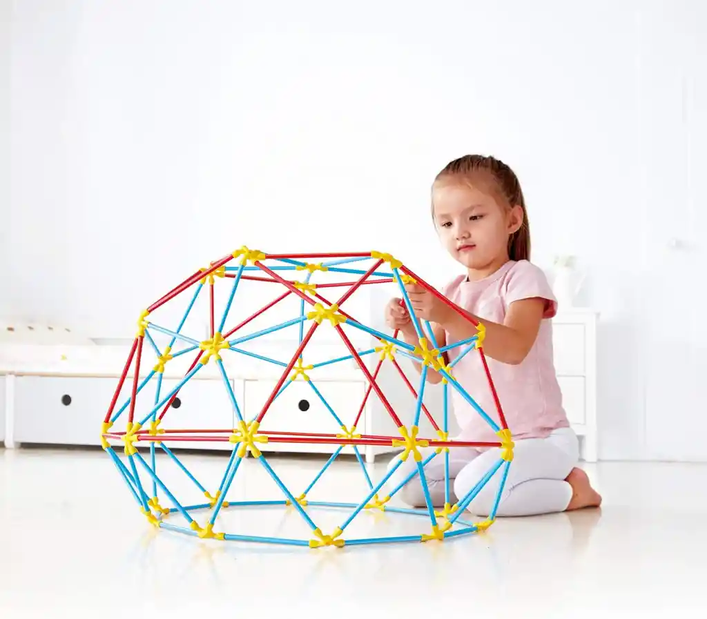 Juego Estructuras Geodésicas Flexistix Motricidad Para Niños