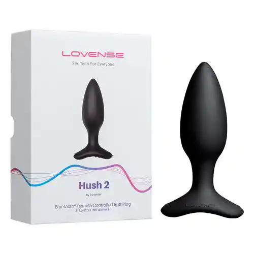 Plug Anal Vibrador Hush 2 Talla S Lovense