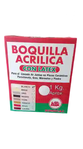 Boquilla Acrílica Blanca X 1kg