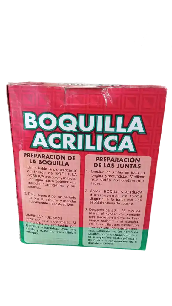 Boquilla Acrílica Blanca X 1kg