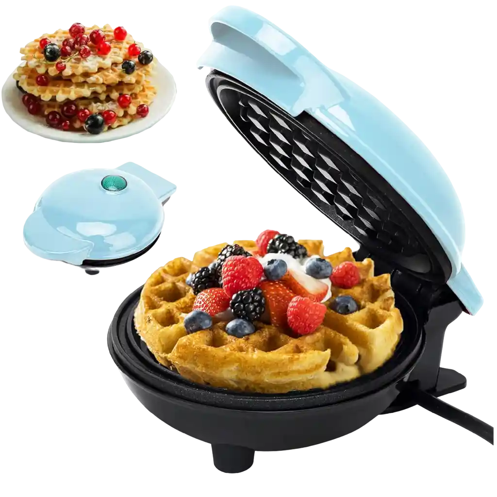 Maquina Mini Waflera Waffles Electrica 350w 110v