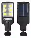 Lampara Panel Solar Exteriores Led Y Sensor Fachadas Jx-616b