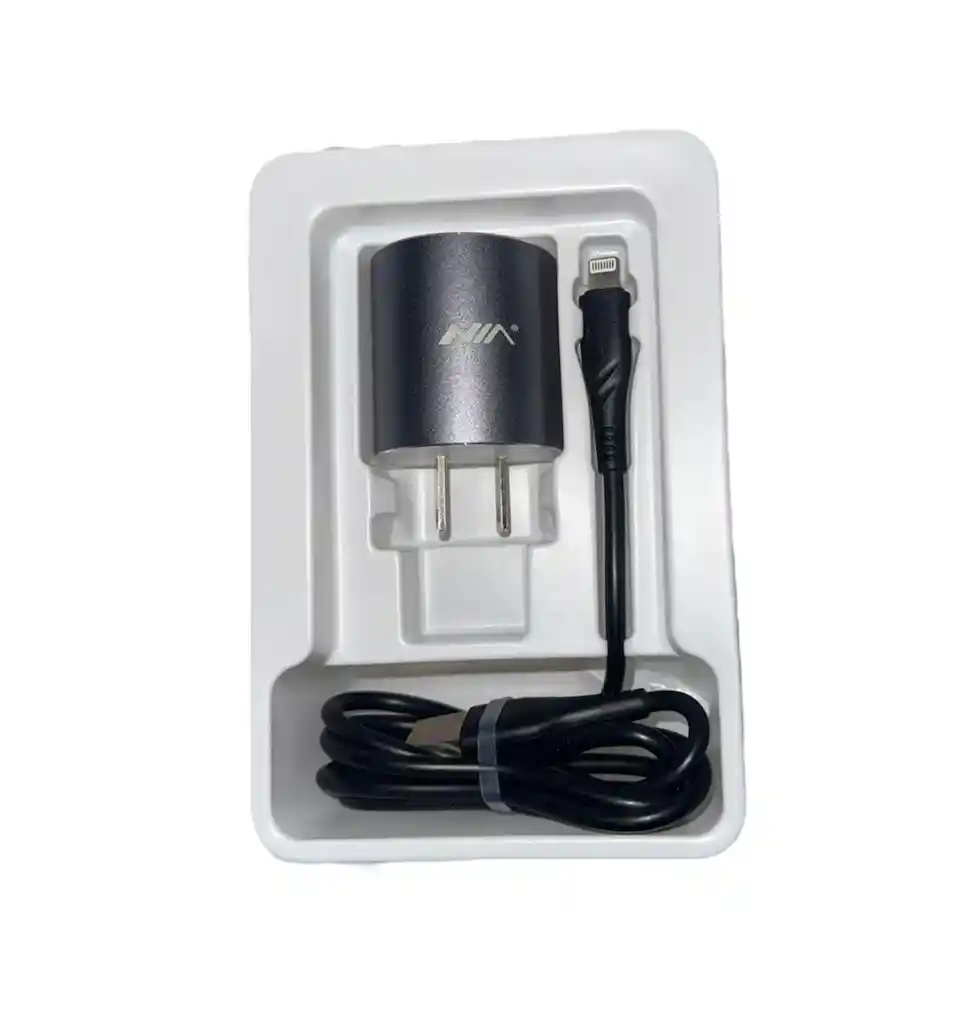 Cargador De Celular Para Iphone Carga Rapida Marca Nia Original Quick Charge Ref:207