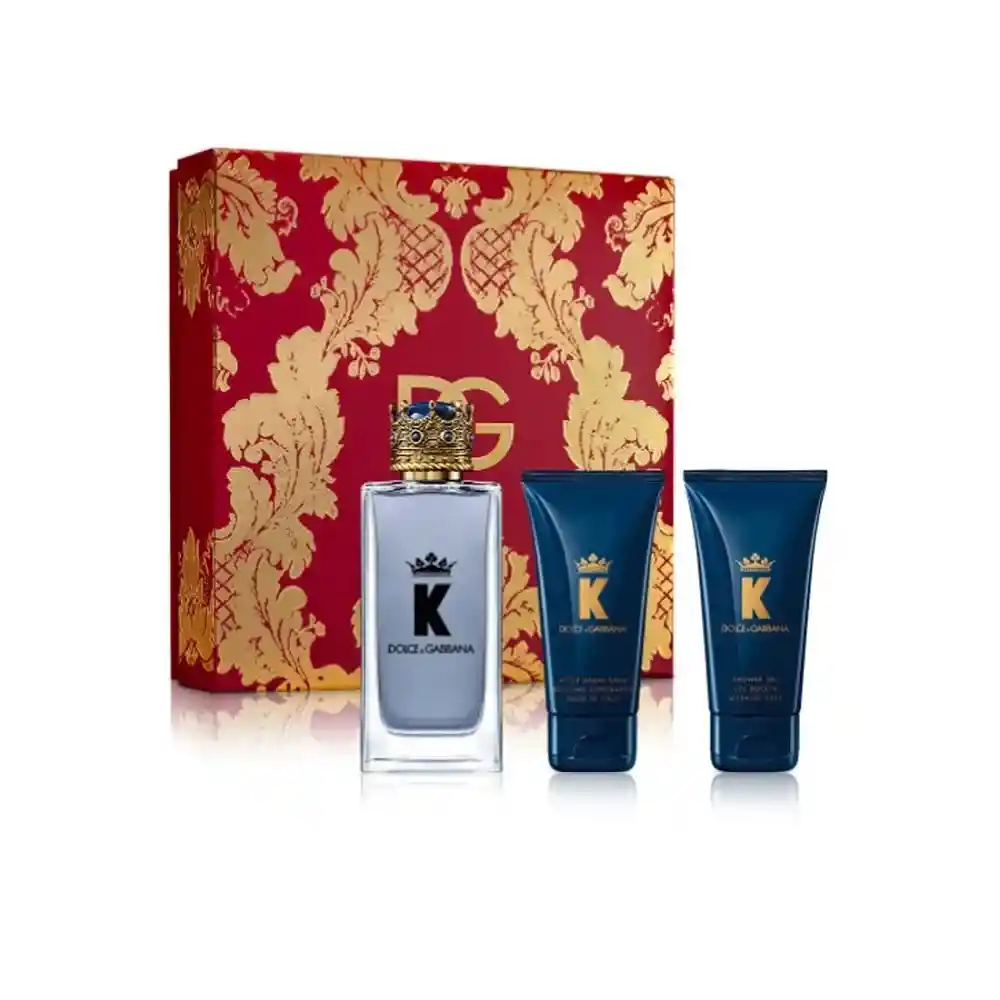 Estuche Dolce Gabbana K Eau De Toilette 100ml+shower Gel 50ml+after Shave Balm 50ml