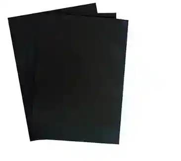 Cartulina Octavo Color Negro Paquete X 7 Und