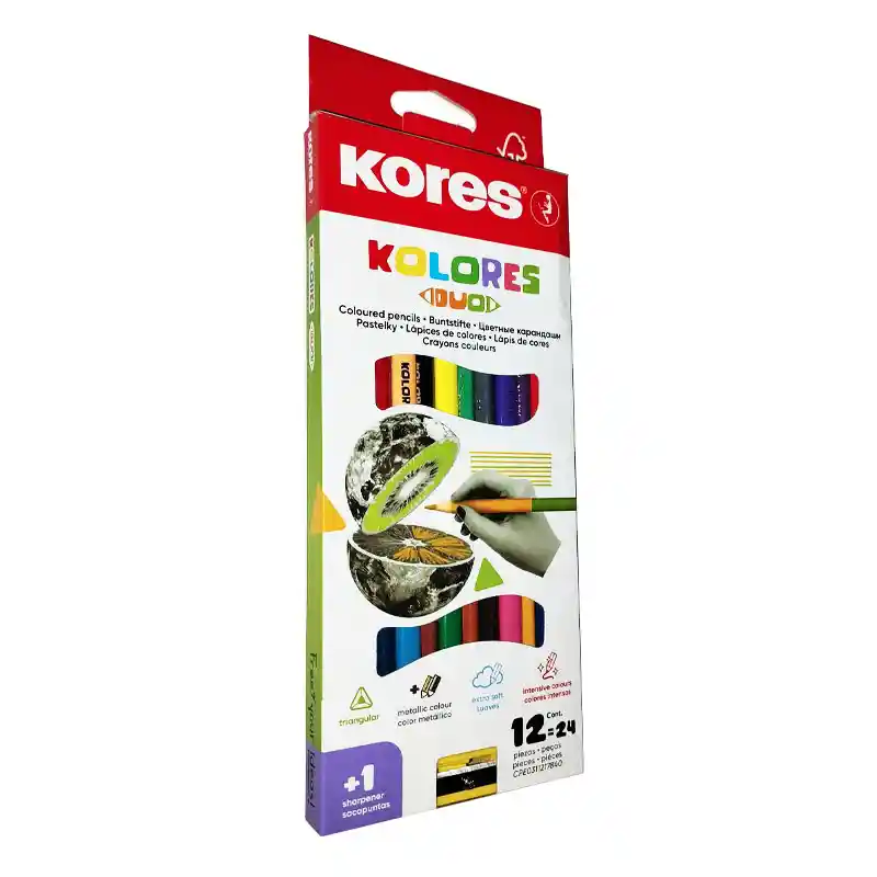 Color Bicolor Kores X12 Unidades