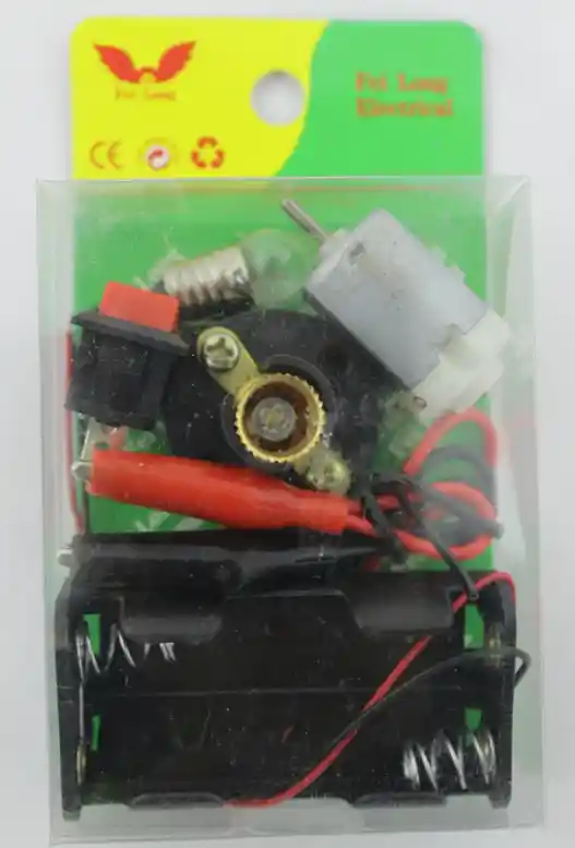 Kit Circuito Eléctrico Escolar Con Motor