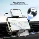 Soporte Carro Celular Rejilla Aire Gravedad Retractil 360º