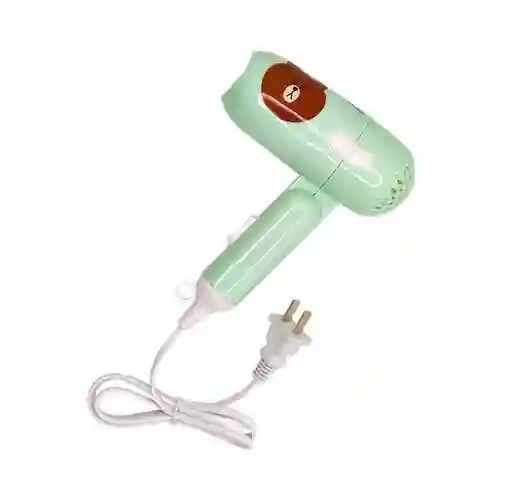 Mini Secador De Cabello Plegable Verde