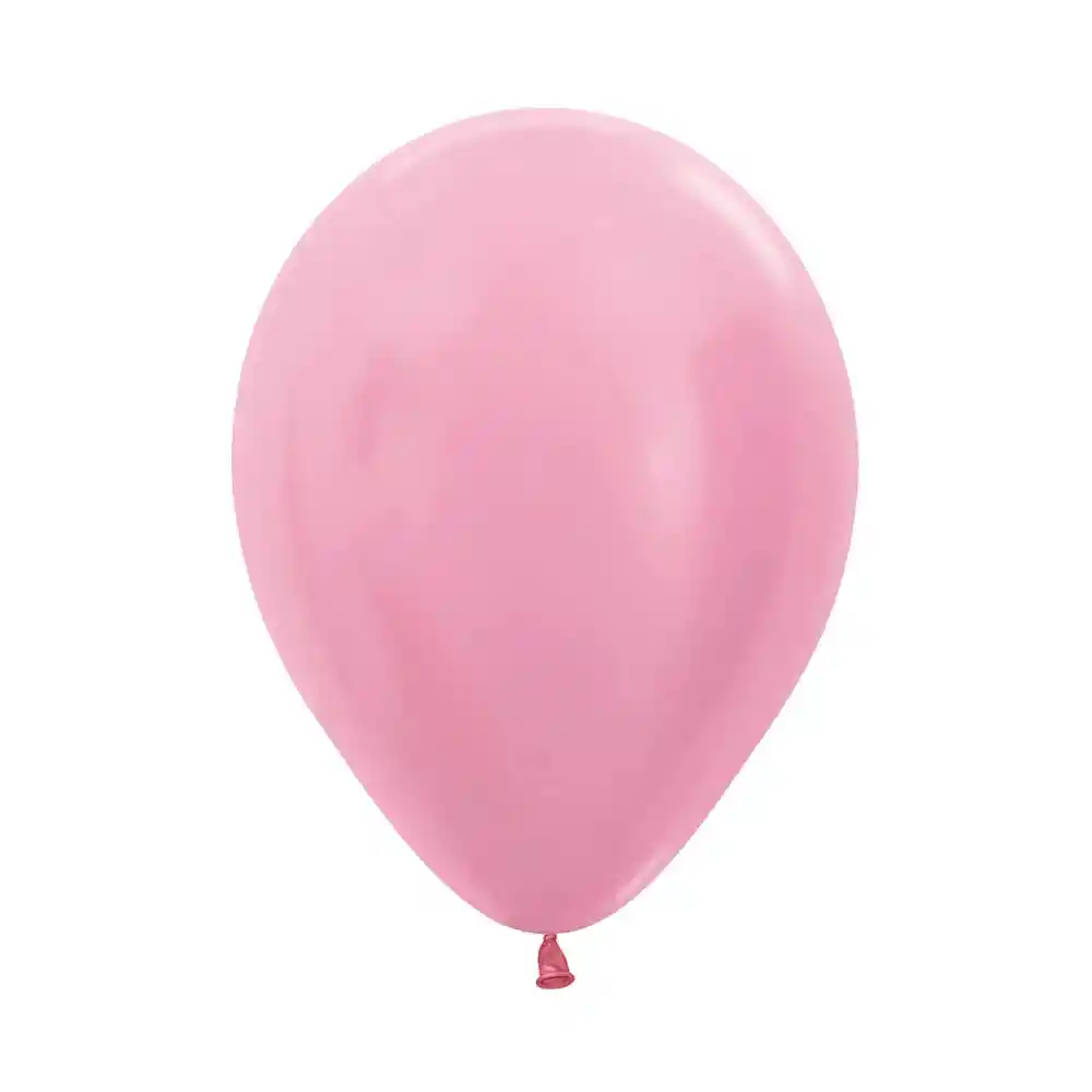 Globos Bombas R-12x12 Latex Redondo Satin Rosado Marca Sempertex