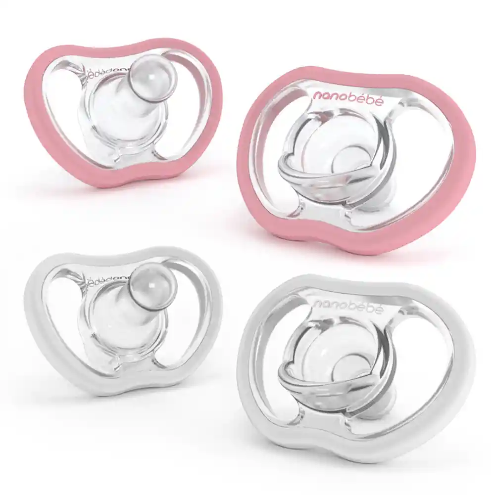 Chupo Active | 4+ Meses | Rosado/blanco