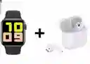 Combo Smartwatch Serie 8 + Audifonos + 2 Correas