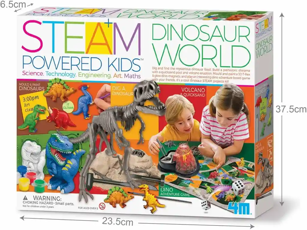 Juego Experimento Excavación Dinosaurios Steam Niños Niñas