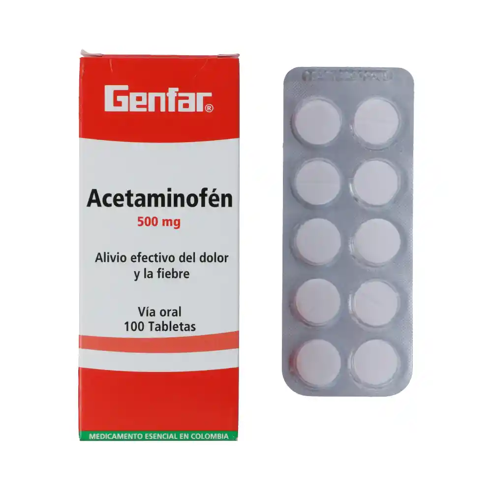 Acetaminofen Genfar Sobre 10 Und