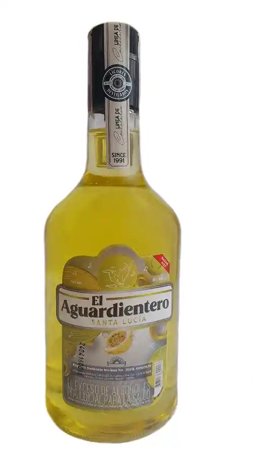 Aperitivo De Aguardiente Sabor A Maracuyá X 750ml