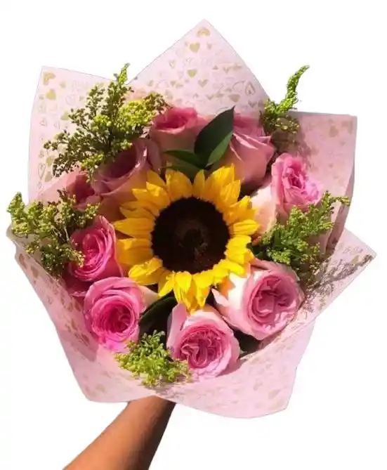 Arreglo De Flores Para Mujer -(buquet De Flores, Ramo De Flores, Regalo Para Mujer)