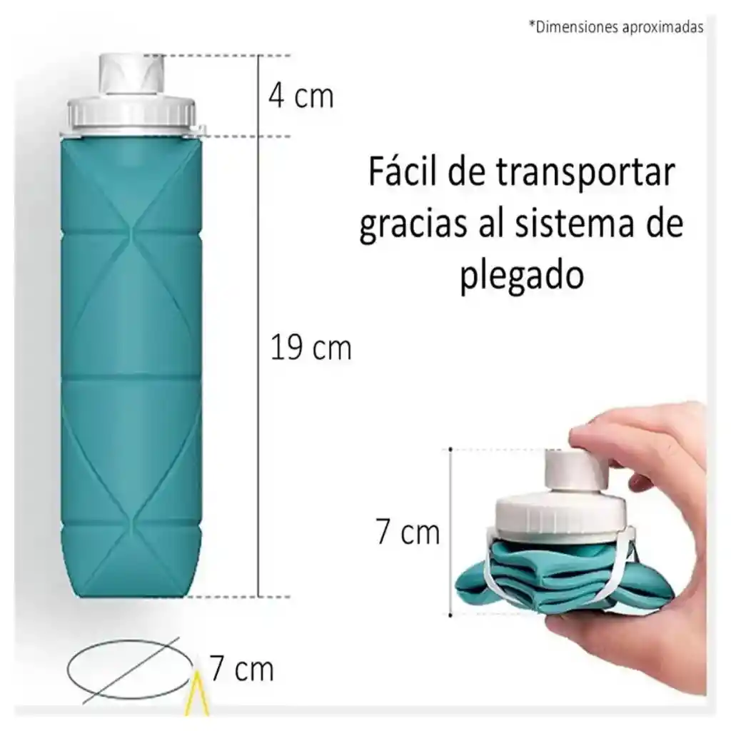 Termo Plegable 500 Ml - Ecoamigable