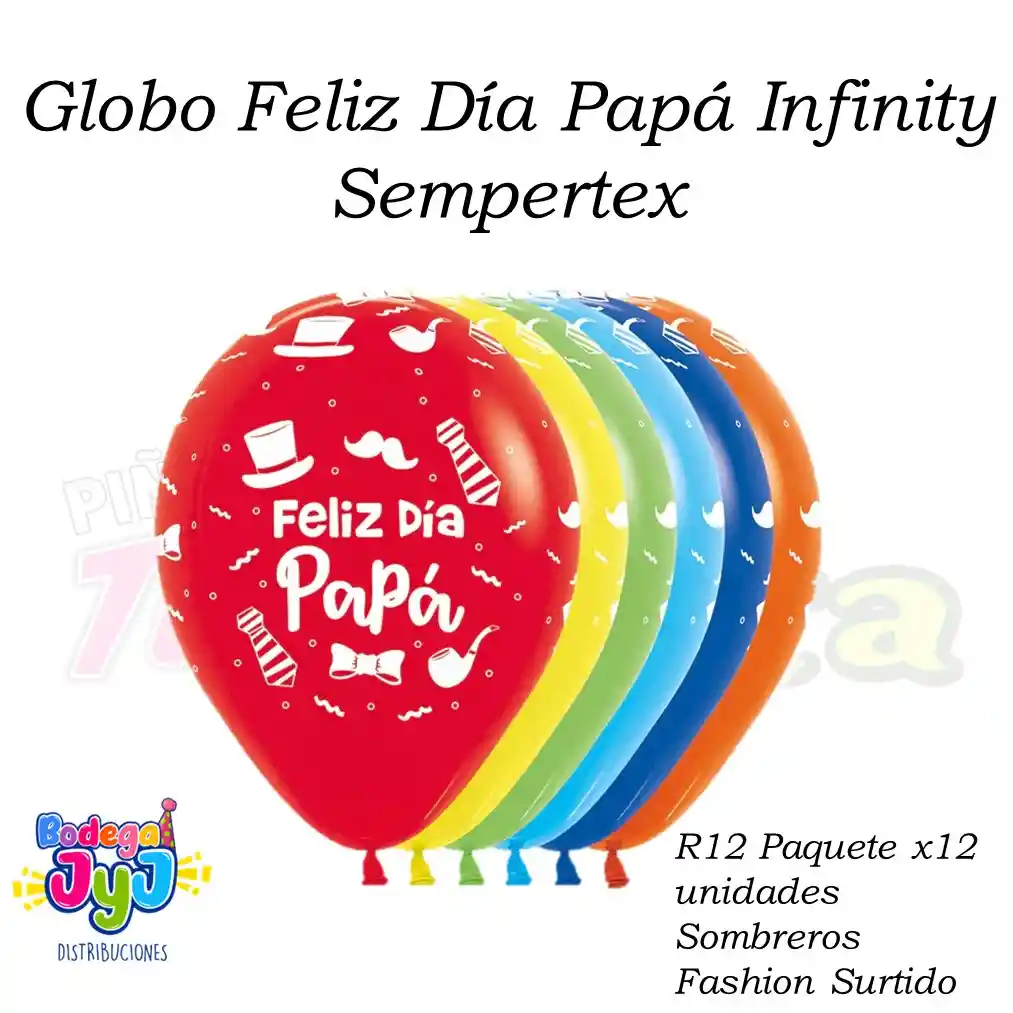 Globo Feliz Día Papá Infinity Sempertex