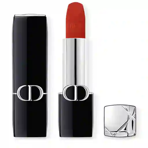 Labial Rouge Dior Confort Y Larga Duración-tratamiento Floral Hidratante 777 Fahrenheit Velvet