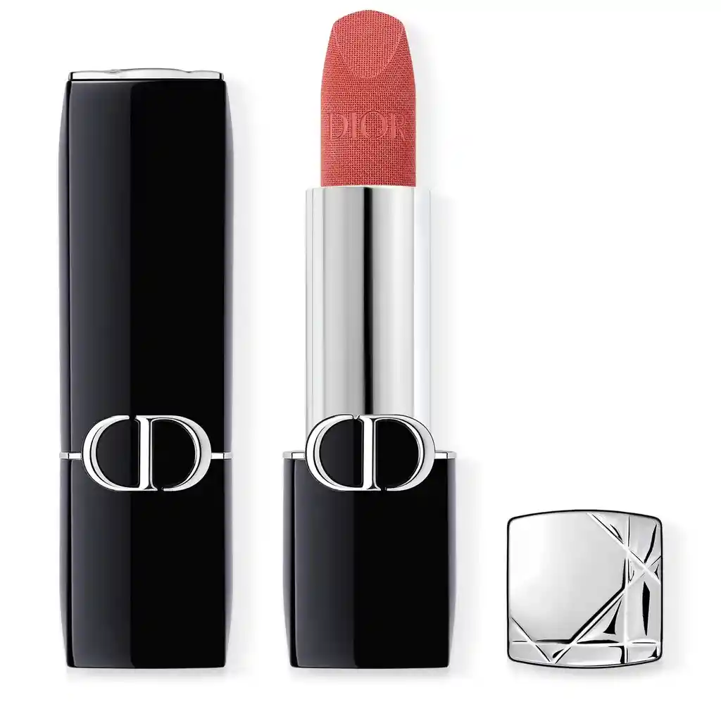 Labial Rouge Dior Confort Y Larga Duración-tratamiento Floral Hidratante 772 Classic Rosewood Velvet