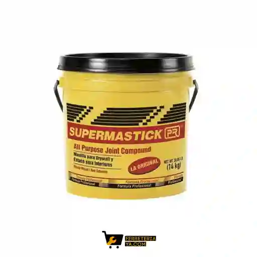 Supermastick Masilla Para Interiores 1/2 Cuñete (14 Kg)