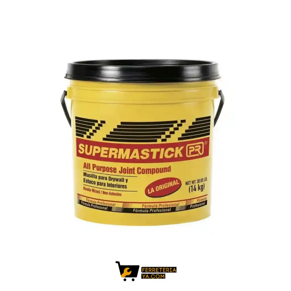 Supermastick Masilla Para Interiores 1/2 Cuñete (14 Kg)