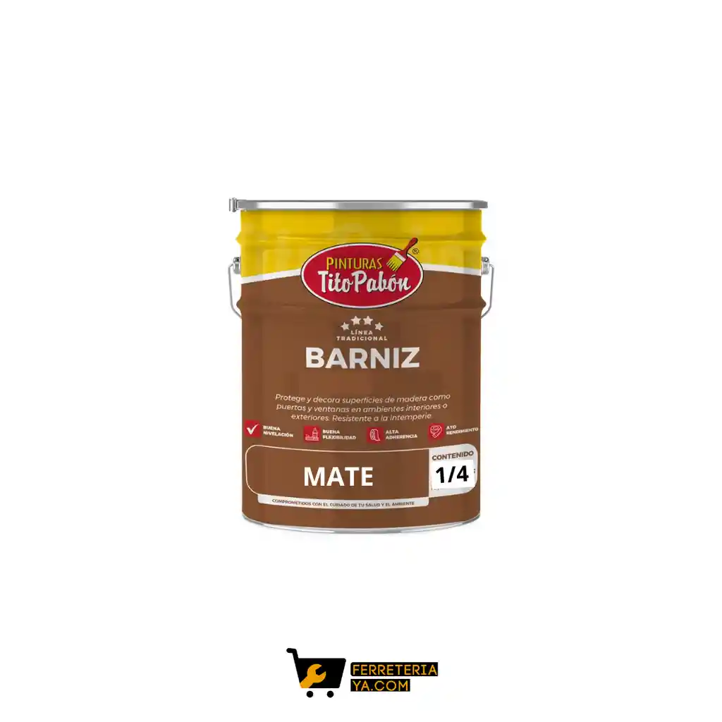 Barniz Mate Tito Pabon 1/4