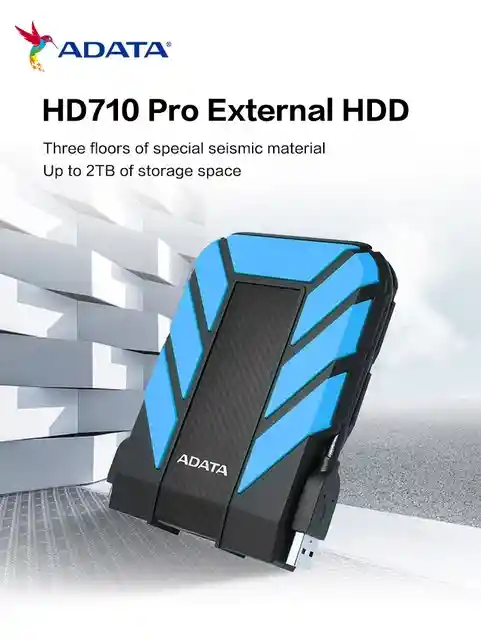 Disco Duro Externo Antigolpes Adata Hd710 Pro 2 Tb