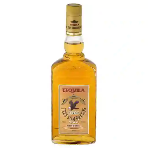 Tequila Tres Sombreros Gold Bot 700 Ml