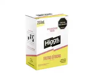 Powder Mix Frutas Cítricas Sachet - Higgs Foods X 20 Uds