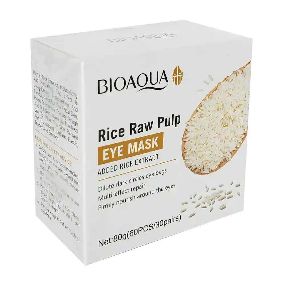 Colágeno De Ojos Arroz Bioaqua 60 Unidades