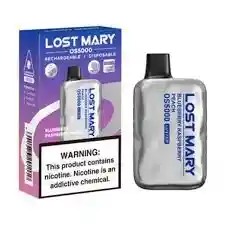 Lost Mary Os 5.000 Blueberry Raspberry Peach