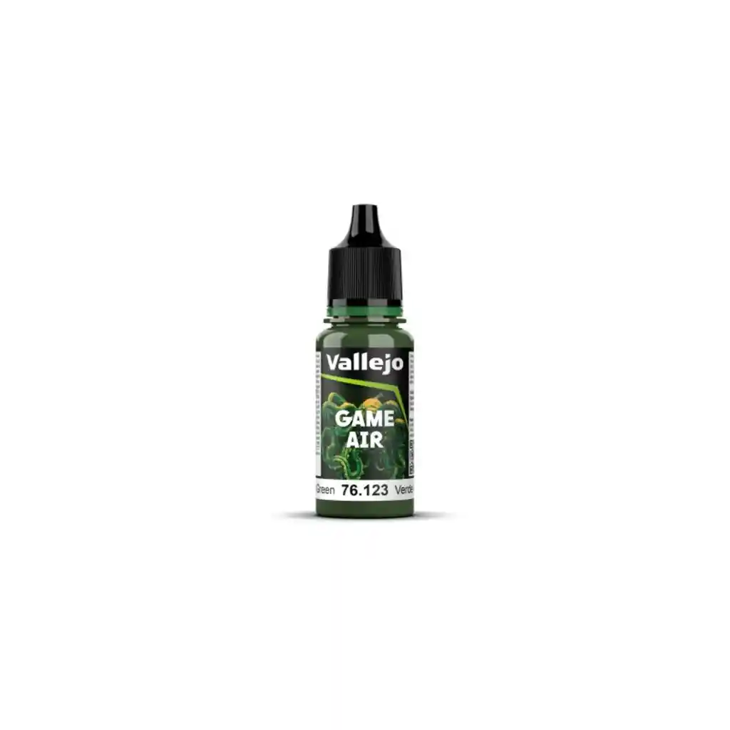 Pintura Acrilica Vallejo Modelismo Game Air 18ml Color 76123 Verde Angelical