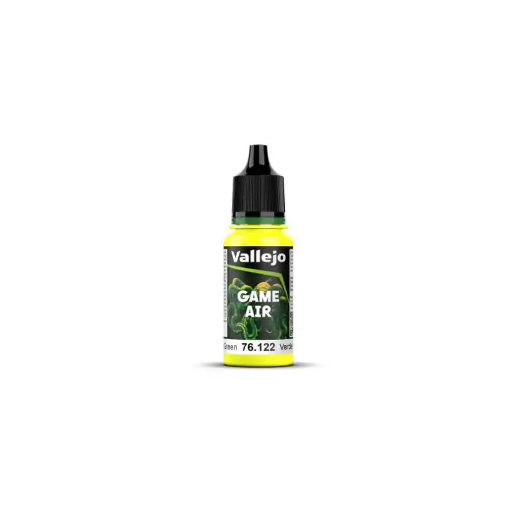 Pintura Acrilica Vallejo Modelismo Game Air 18ml Color 76122 Verde Bilioso