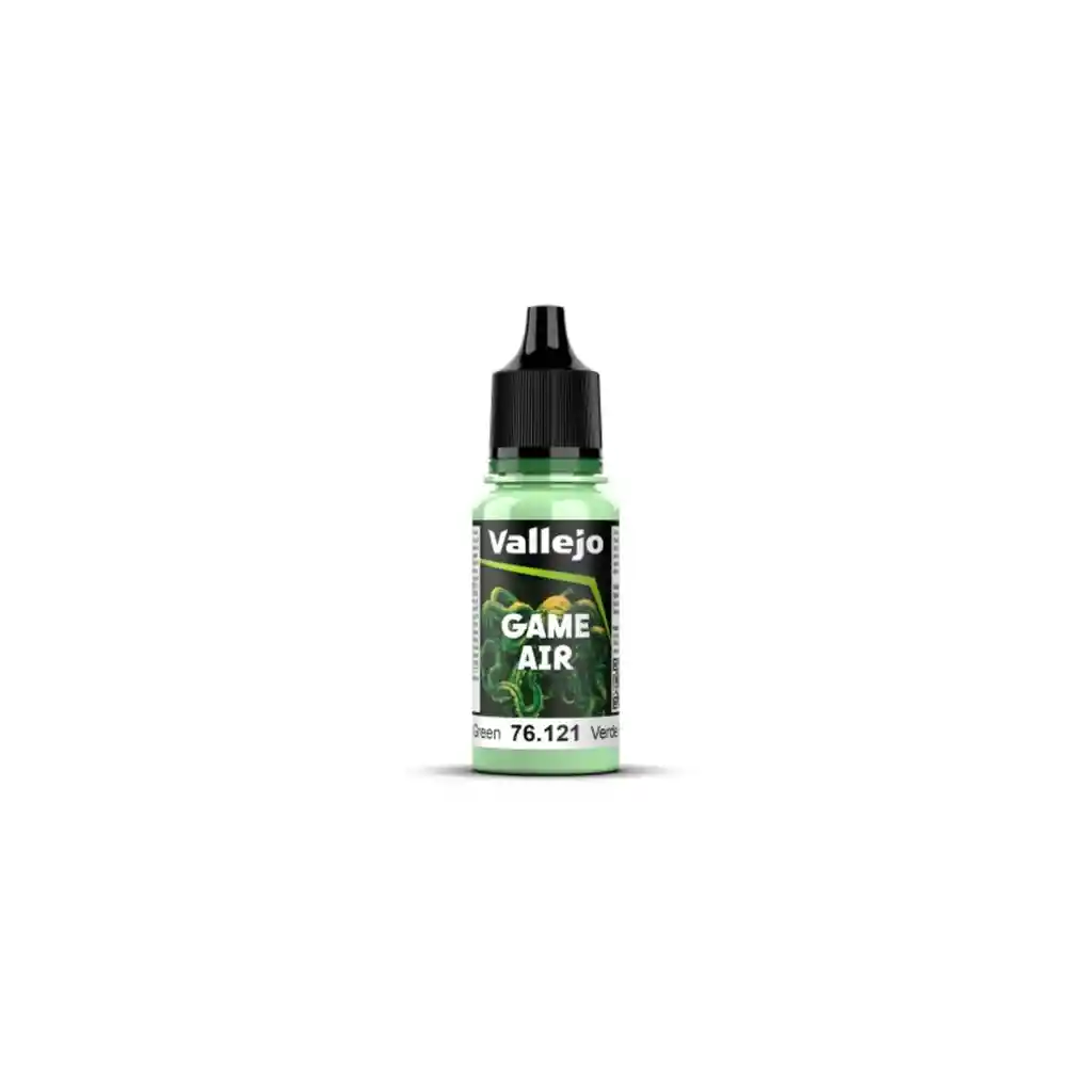 Pintura Acrilica Vallejo Modelismo Game Air 18ml Color 76121 Verde Espectral