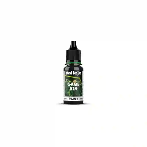 Pintura Acrilica Vallejo Modelismo Game Air 18ml Color 76051 Negro