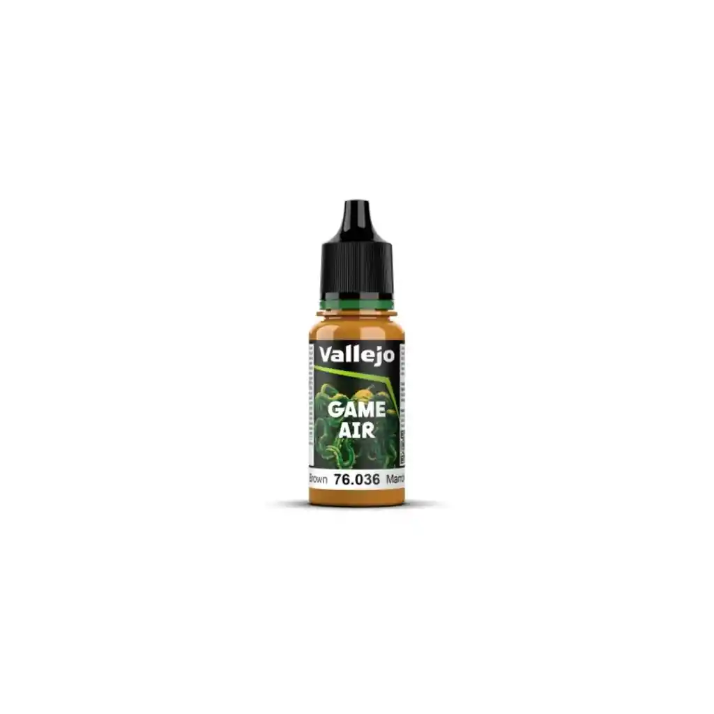 Pintura Acrilica Vallejo Modelismo Game Air 18ml Color 76036 Marrón Bronceado