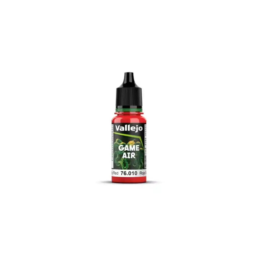 Pintura Acrilica Vallejo Modelismo Game Air 18ml Color 76012 Rojo Escarlata