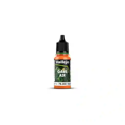 Pintura Acrilica Vallejo Modelismo Game Air 18ml Color 76008 Naranja Fuego