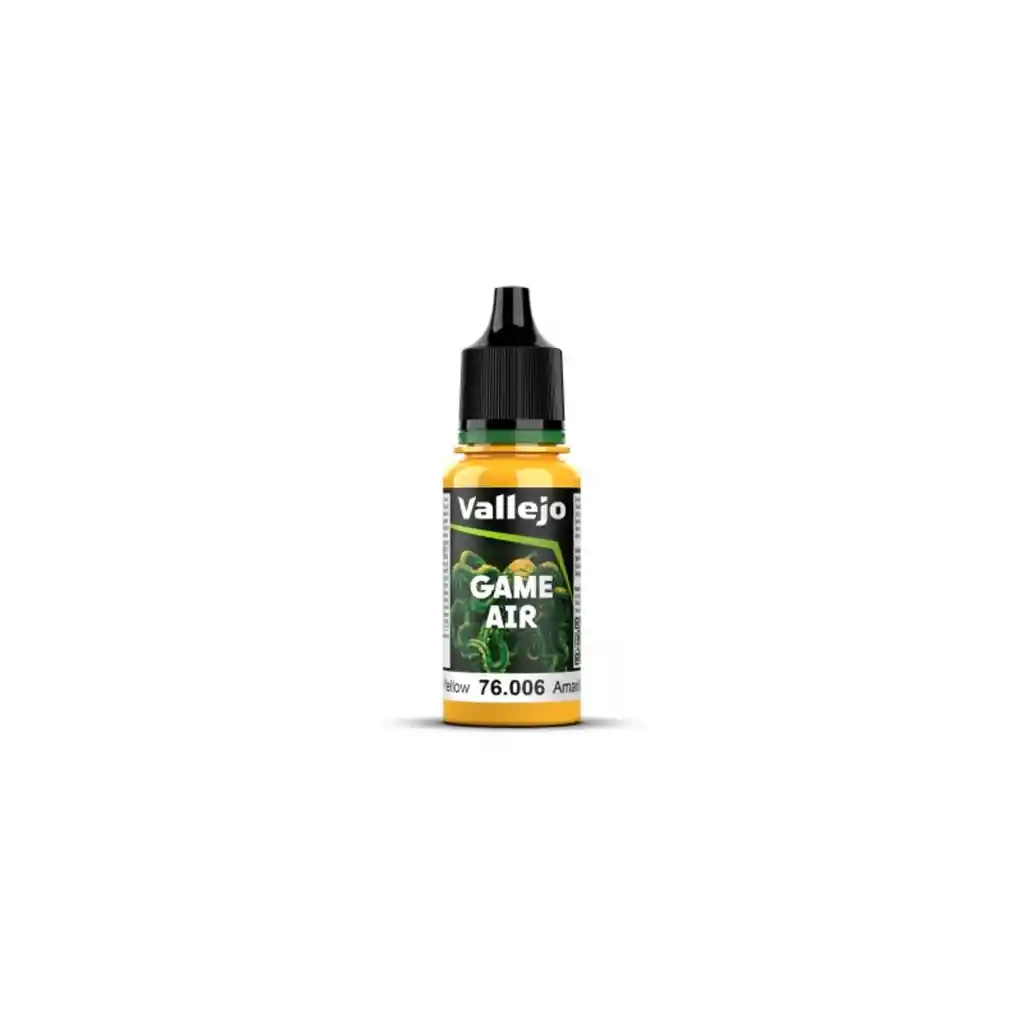 Pintura Acrilica Vallejo Modelismo Game Air 18ml Color 76006 Amarillo Soleado