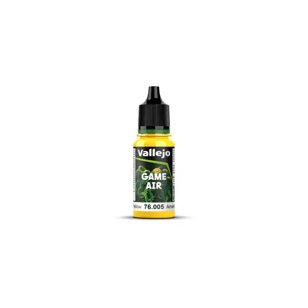 Pintura Acrilica Vallejo Modelismo Game Air 18ml Color 76005 Amarillo Lunar